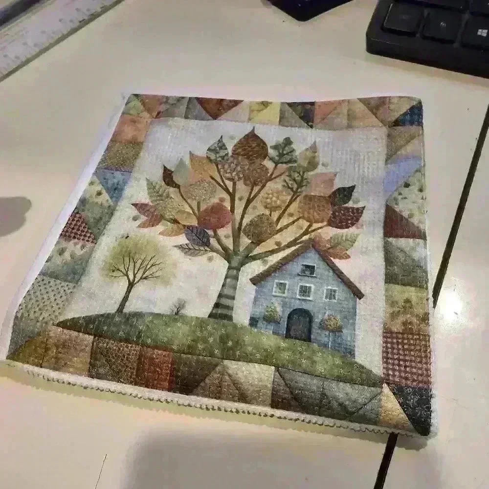 4 handmade microfiber fabric mug rug/coaster is a must-have for any coffee - Picture 4 of 4